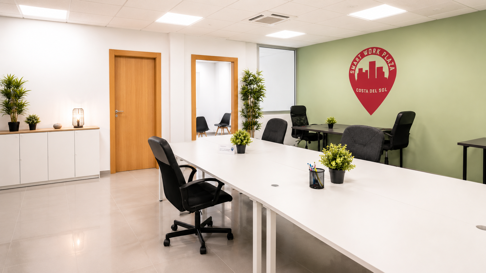 Smart Office Acapulco at SmartWorkPlaza — private office with SWP branding